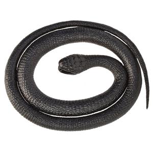 Wild Republic Zwarte mamba slang - Rubberen Slang - 117 cm - Halloween enge dieren   -