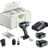Festool TXS 12 2,5-Set 576874 Accu-schroefboormachine 10.80 V 2.50 Ah Incl. accu, Incl. lader