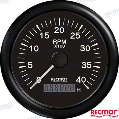 Relojes cuentavueltas y horarios RECKY07204 - CUENTAVUELTAS 1.0/10.0 - 0/4000 RPM NEGR