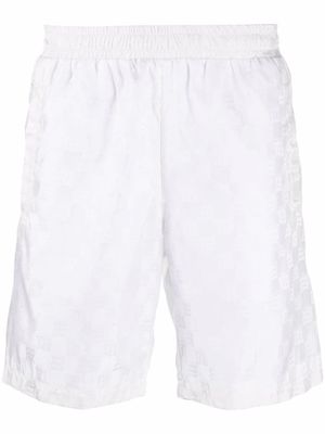MISBHV pantalon de jogging à motif monogrammé - Blanc