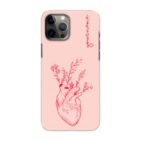 Blooming Heart: Volledig geprint iPhone 12 Pro Hoesje