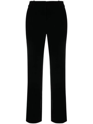 Ermanno Scervino pantalon en velours à coupe fuselée - Noir