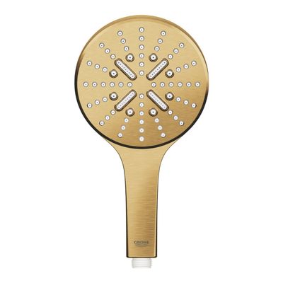 Handdouche Grohe Rainshower SmartActive 130 Rond 13cm Cool Sunrise Geborsteld (Mat Goud)