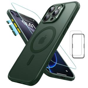 iPhone 16 Pro Max Classic Pro Case (HaloLock) Set Frosted Dark Green