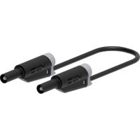 Electro PJP 2714-IEC-CD1-25N Meetsnoer Steekaansluiting 4 mm, Bananenstekker 25 cm Zwart 1 stuk(s)