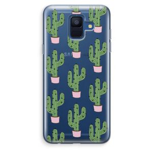 Cactus Lover: Samsung Galaxy A6 (2018) Transparant Hoesje