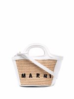 Marni sac à main Tropicalia à logo brodé - Blanc