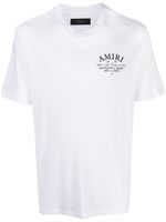 AMIRI t-shirt en coton à logo imprimé - Blanc