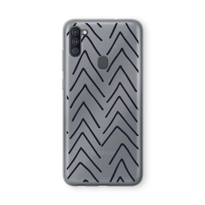 Marrakech Arrows: Samsung Galaxy A11 Transparant Hoesje