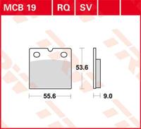 TRW Remblokken, en remschoenen voor de moto, MCB19 Allround organisch