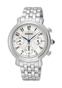 Horlogeband Seiko 7T12-0BA0 / SRW875P1 / M0R6412J0 Staal 16mm