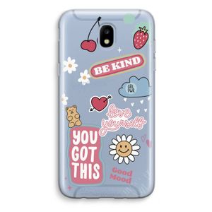 Positivity: Samsung Galaxy J5 (2017) Transparant Hoesje
