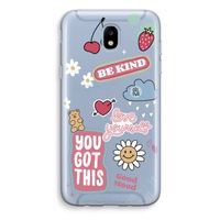 Positivity: Samsung Galaxy J5 (2017) Transparant Hoesje