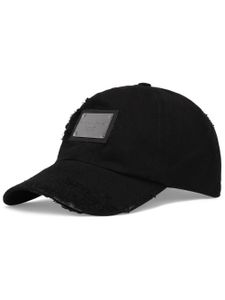 Dolce & Gabbana logo-plaque baseball cap - Noir