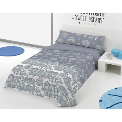 Dekbedovertrek Pierre Cardin GLOBOS Blauw 144 Draden 150 x 230 cm