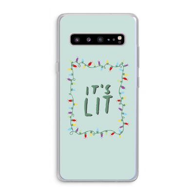 It's Lit: Samsung Galaxy S10 5G Transparant Hoesje