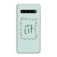 It's Lit: Samsung Galaxy S10 5G Transparant Hoesje