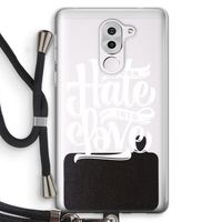 Turn hate into love: Honor 6X Transparant Hoesje met koord