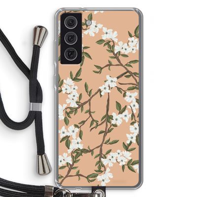 Blossoming spring: Samsung Galaxy S21 FE Transparant Hoesje met koord