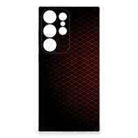 Samsung Galaxy S24 Ultra | TPU bumper | Geruit Rood