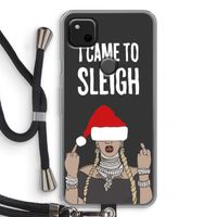 Came To Sleigh: Pixel 4a Transparant Hoesje met koord