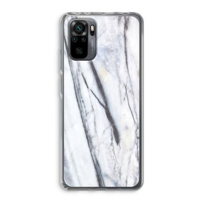 Gestreepte marmer: Xiaomi Redmi Note 10 Pro Transparant Hoesje