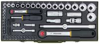 PROXXON Socket wrench set 56-t.