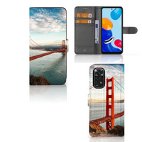 Xiaomi Redmi Note 11/11S Flip Cover Golden Gate Bridge