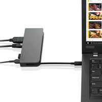 Lenovo 4X90S92381 laptop dock & poortreplicator Bedraad USB 3.2 Gen 1 (3.1 Gen 1) Type-C Grijs - thumbnail