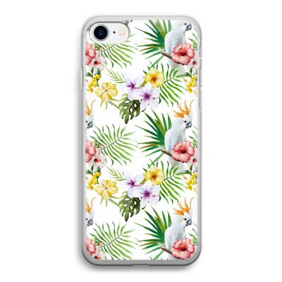 Gele kuif: iPhone SE 2020 Transparant Hoesje