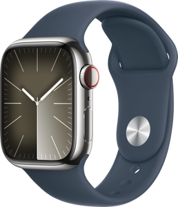 Apple Watch Series 9 41 mm Digitaal 352 x 430 Pixels Touchscreen 4G Zilver Wifi GPS