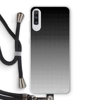 Musketon Halftone: Samsung Galaxy A70 Transparant Hoesje met koord