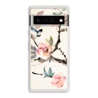 Japanse bloemen: Google Pixel 6 Pro Transparant Hoesje