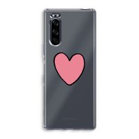 Hartje: Sony Xperia 5 Transparant Hoesje