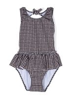 Andorine maillot de bain à carreaux - Noir