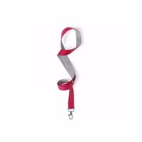 10 keycords rood/grijs 2 x 50 cm   -