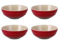 SILVERCREST Schaal of schaaltjes (Snackschaal set van 4 rood)