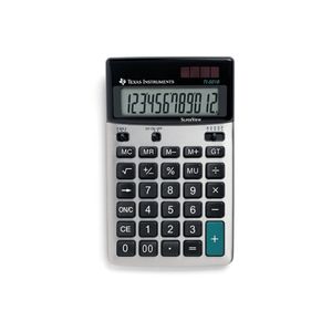 Texas Instruments TI-5018 SV calculator Desktop Basisrekenmachine Zwart, Zilver