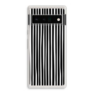 Stripes: Google Pixel 6 Pro Transparant Hoesje