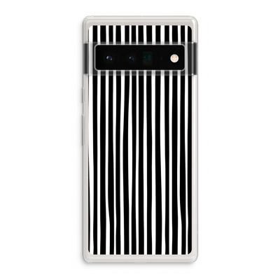 Stripes: Google Pixel 6 Pro Transparant Hoesje