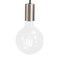 Masterlight Nikkelen pendel hanglampConcepto pendel zwart met metaalgrijs - 2237-37
