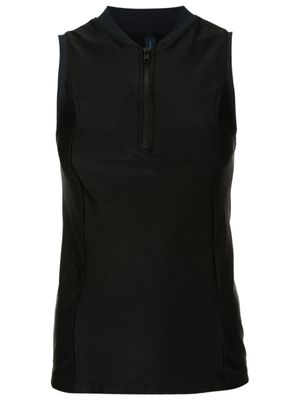 Lygia & Nanny haut à col zippé - Noir