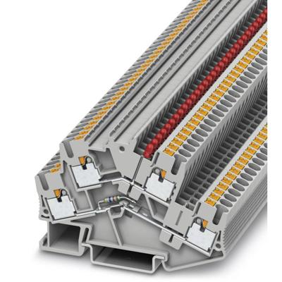 Phoenix Contact 3245969 Componentenserieklem 5.2 mm Snelaansluiting Grijs 50 stuk(s)