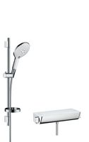 Hansgrohe Ecostat Select Thermostaat Met Raindance 150 3jet Air/unica's 65 Wit-chroom - thumbnail