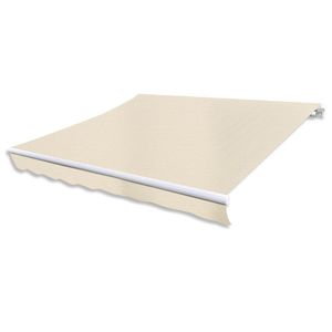 VidaXL Luifeldoek 3x2,5 m canvas crème