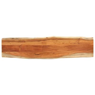 Tafelblad rechthoekig natuurlijke rand 180x40x3,8 cm acaciahout