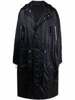 Balmain parka à col cheminée - Noir