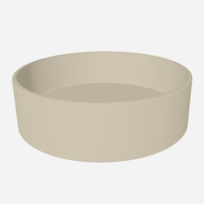 Xenz Coco waskom rond 40 cm keramiek zand mat