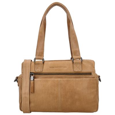 Hide & Stitches Handtas / Schoudertas Porto Taupe