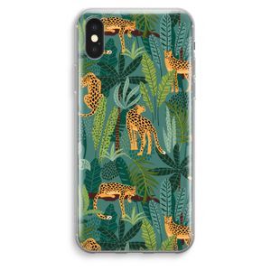 Luipaard 2: iPhone XS Max Transparant Hoesje